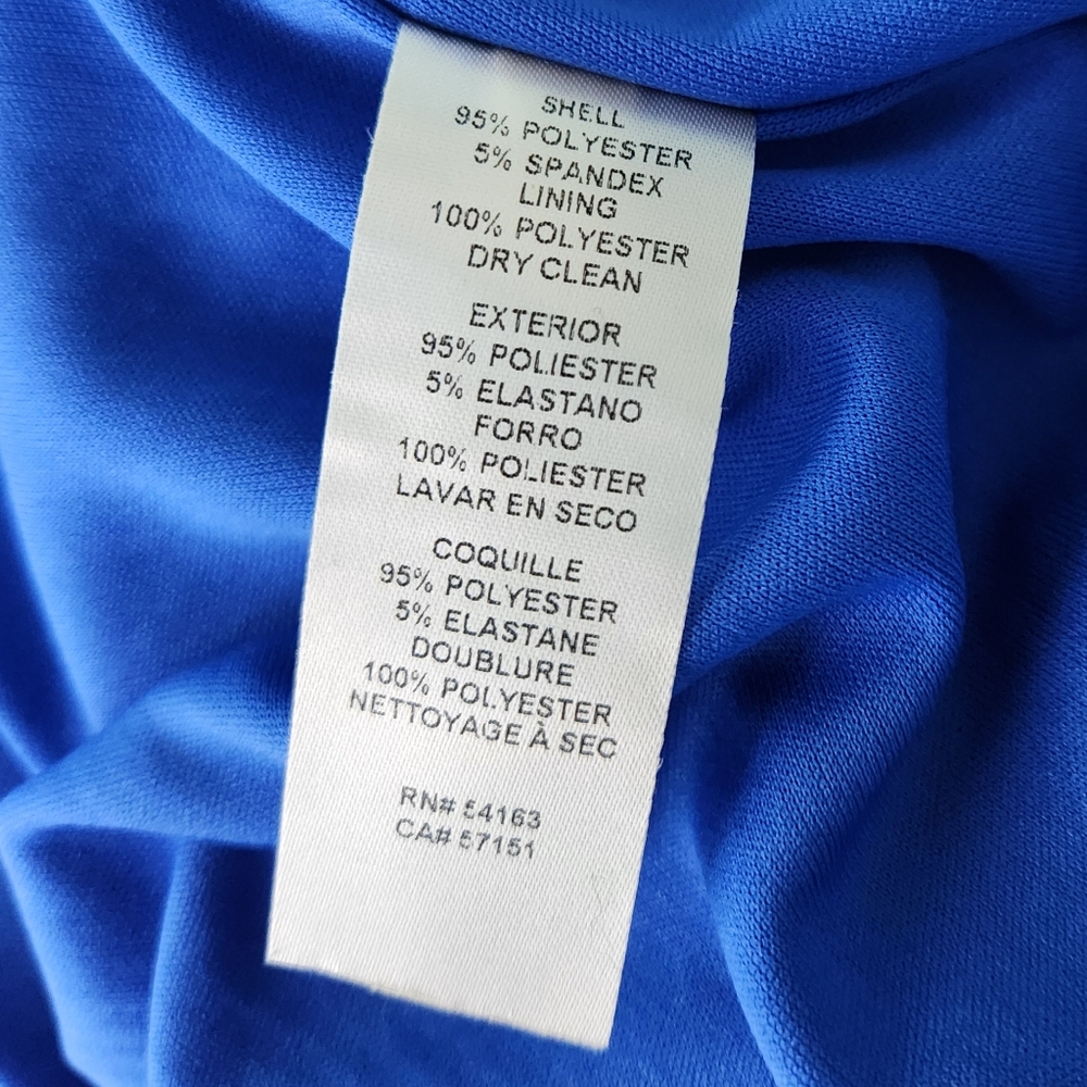 Eliza J Blue Sequin Halter Midi Dress - Picture 9 of 9